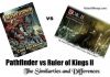 Top  Pathfinder RPG vs ROK II