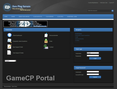GameCP Custom Themes